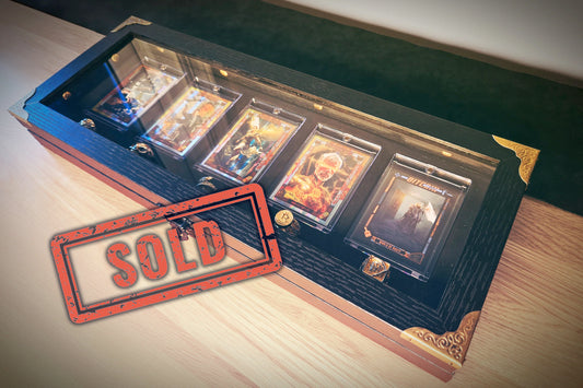 Artifact #1 - Custom Chest of World Of Rusty designed cards Series 3 with matching rings