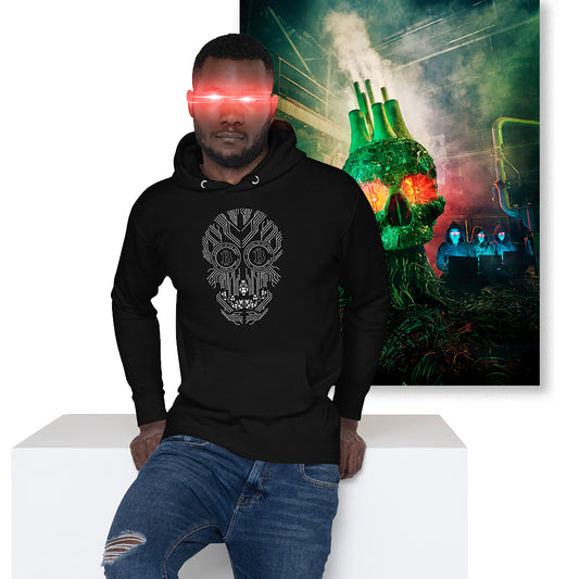 Bitcoin Skull Hoodie
