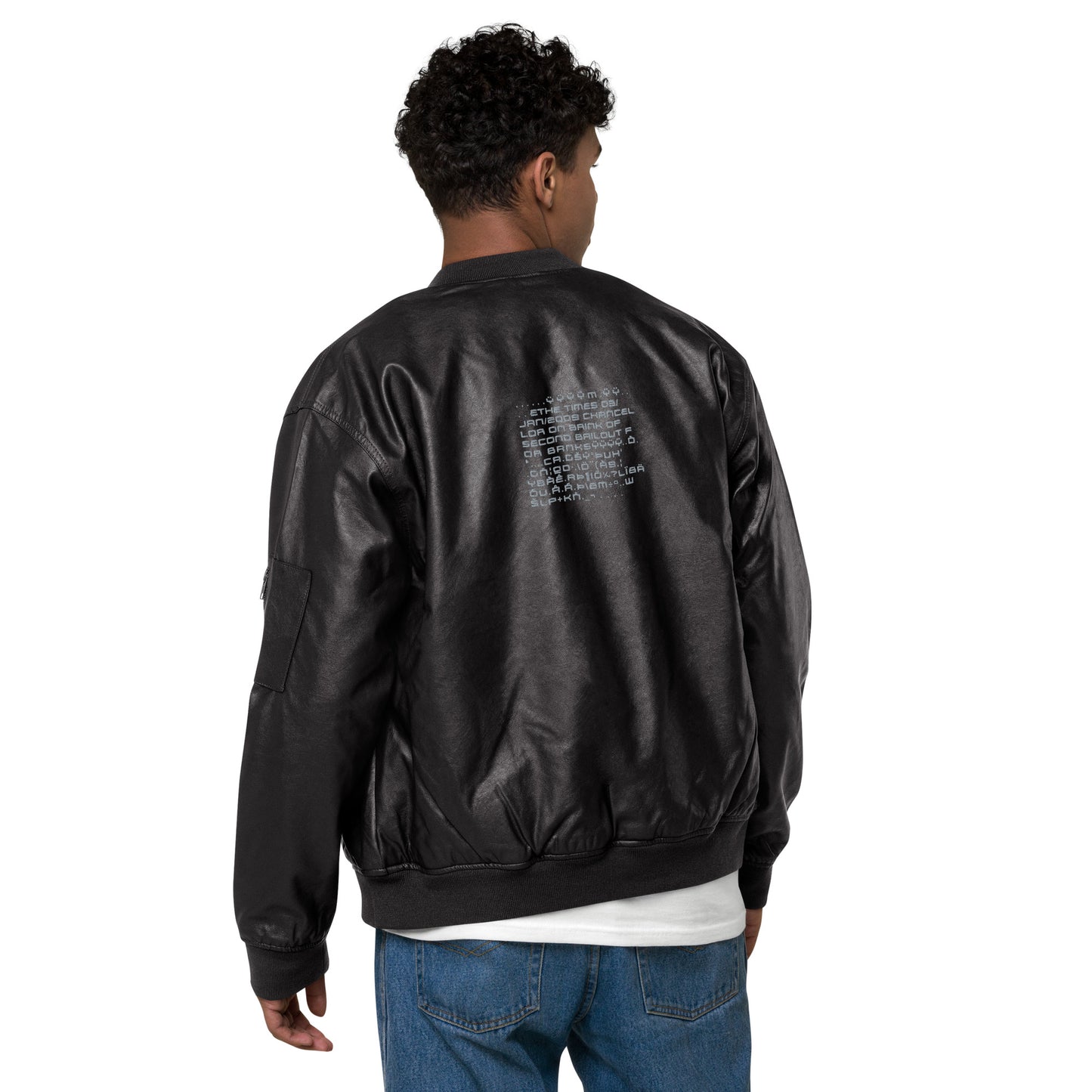 Stealth Bitcoin Bomber Jacket