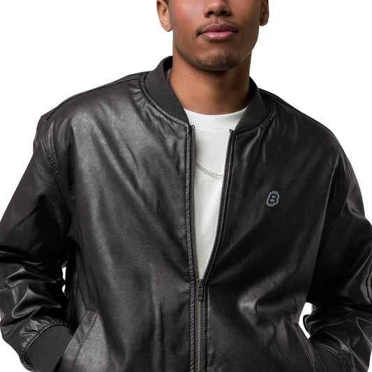 Stealth Bitcoin Bomber Jacket