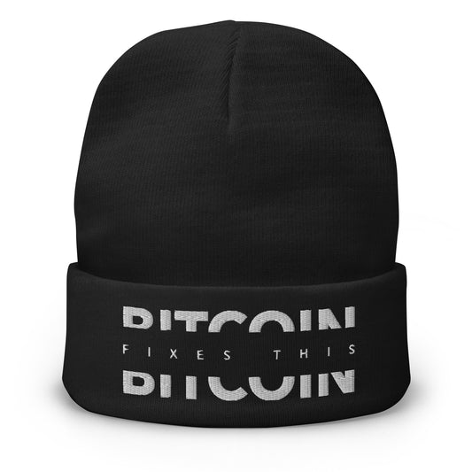 Bitcoin Fixes This Beanie