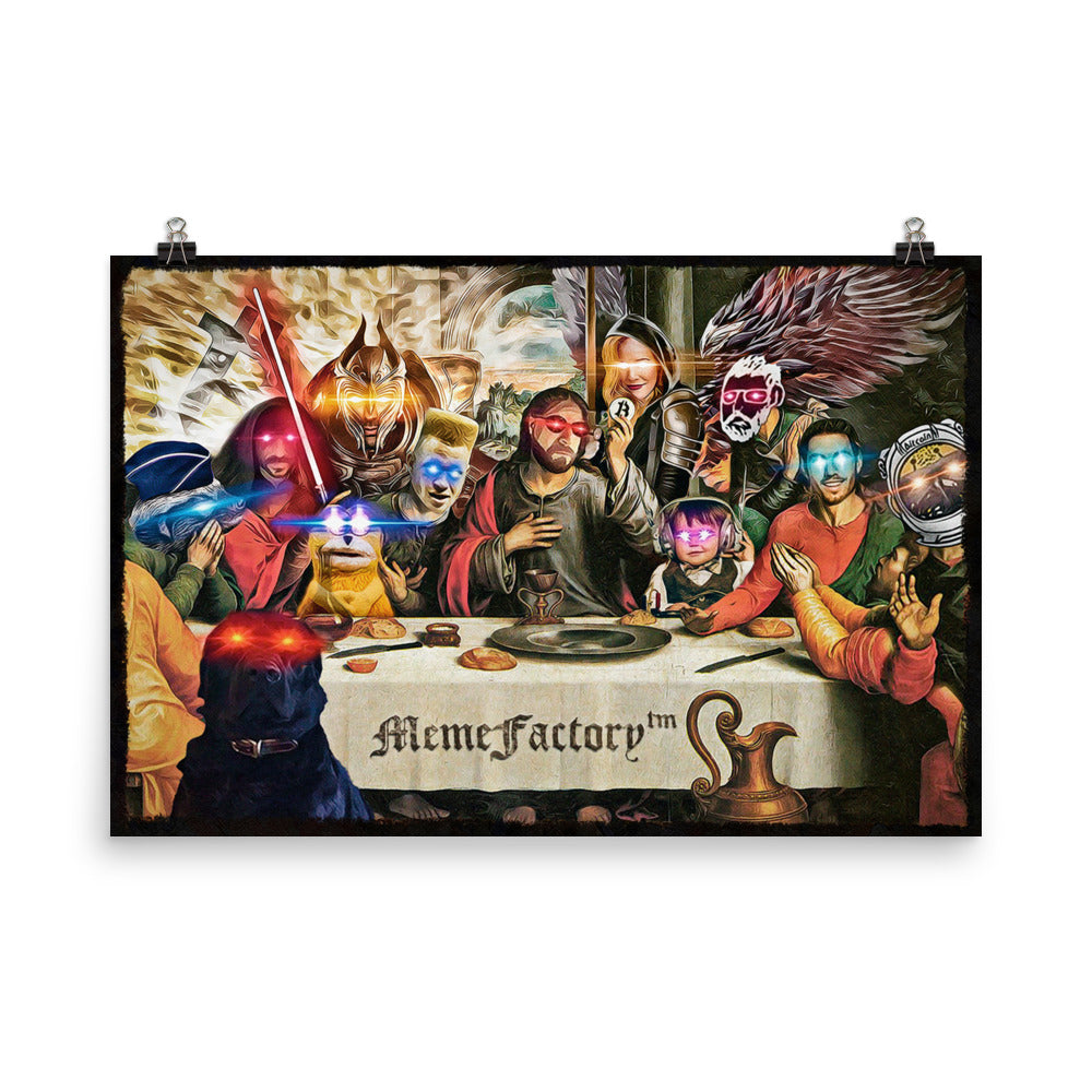 Limited Run Poster - The Memefactory (100 Available)