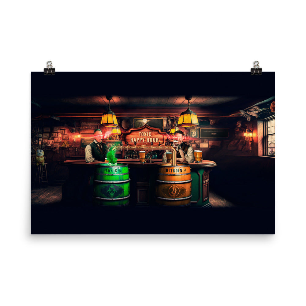 Toxic Happy Hour Poster - Zoom Out Edition feat Yellow & Greg