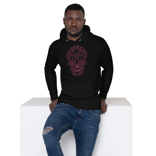 Bitcoin Skull Hoodie - Pink Edition