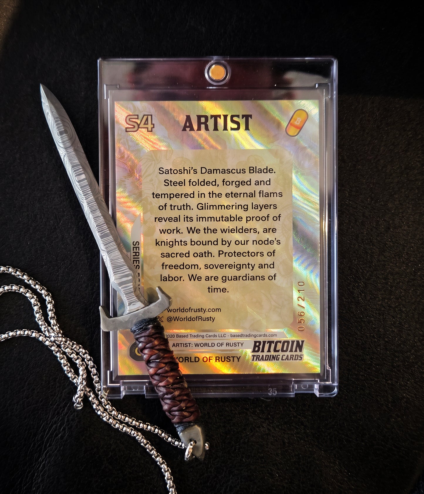 Artifact #9 - IX Satoshi's Damascus Blade
