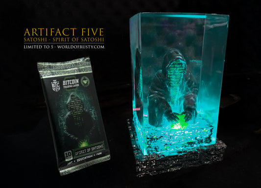 Artifact #5 - SOS Satoshi Lamp