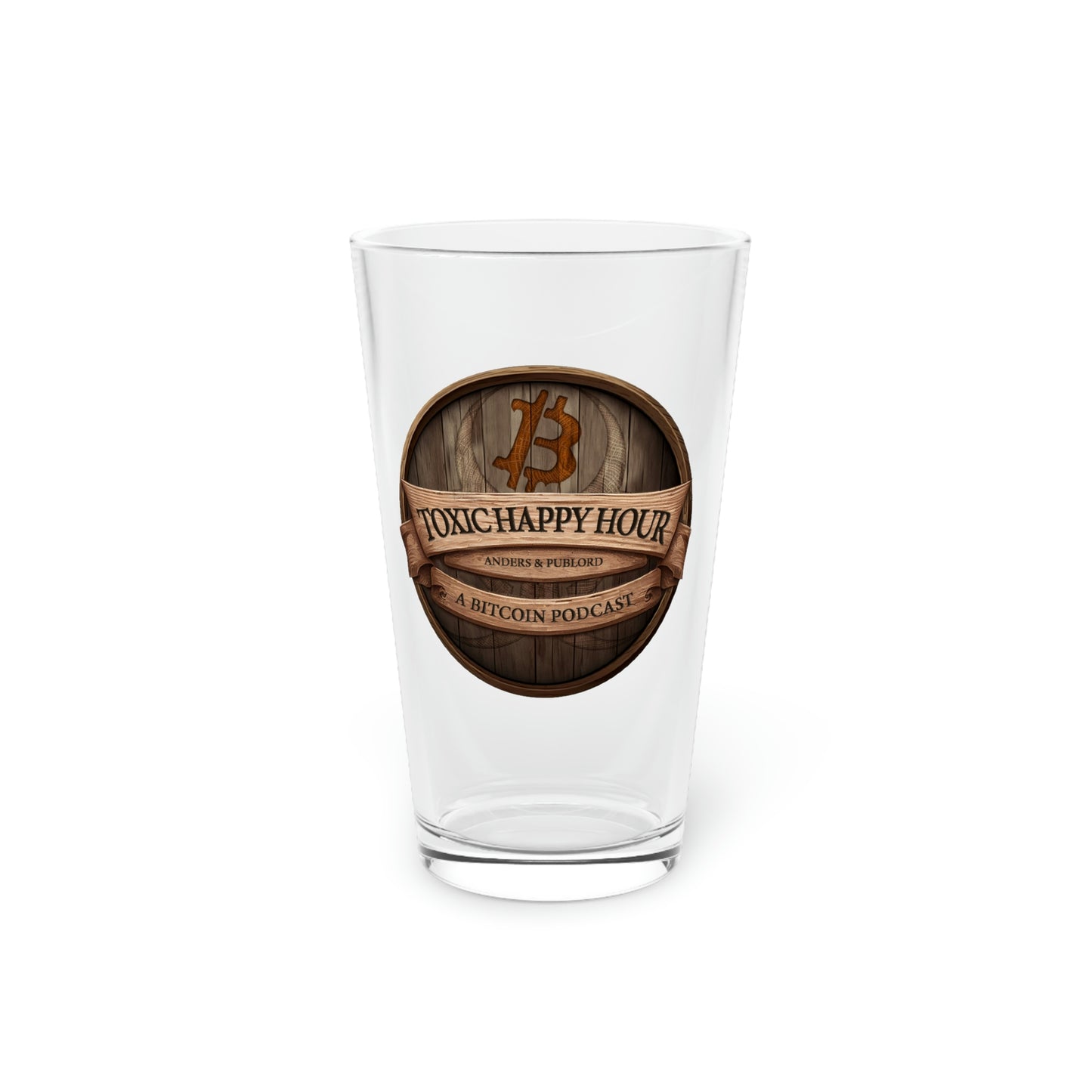 Toxic Happy Hour Pint Glass, 16oz
