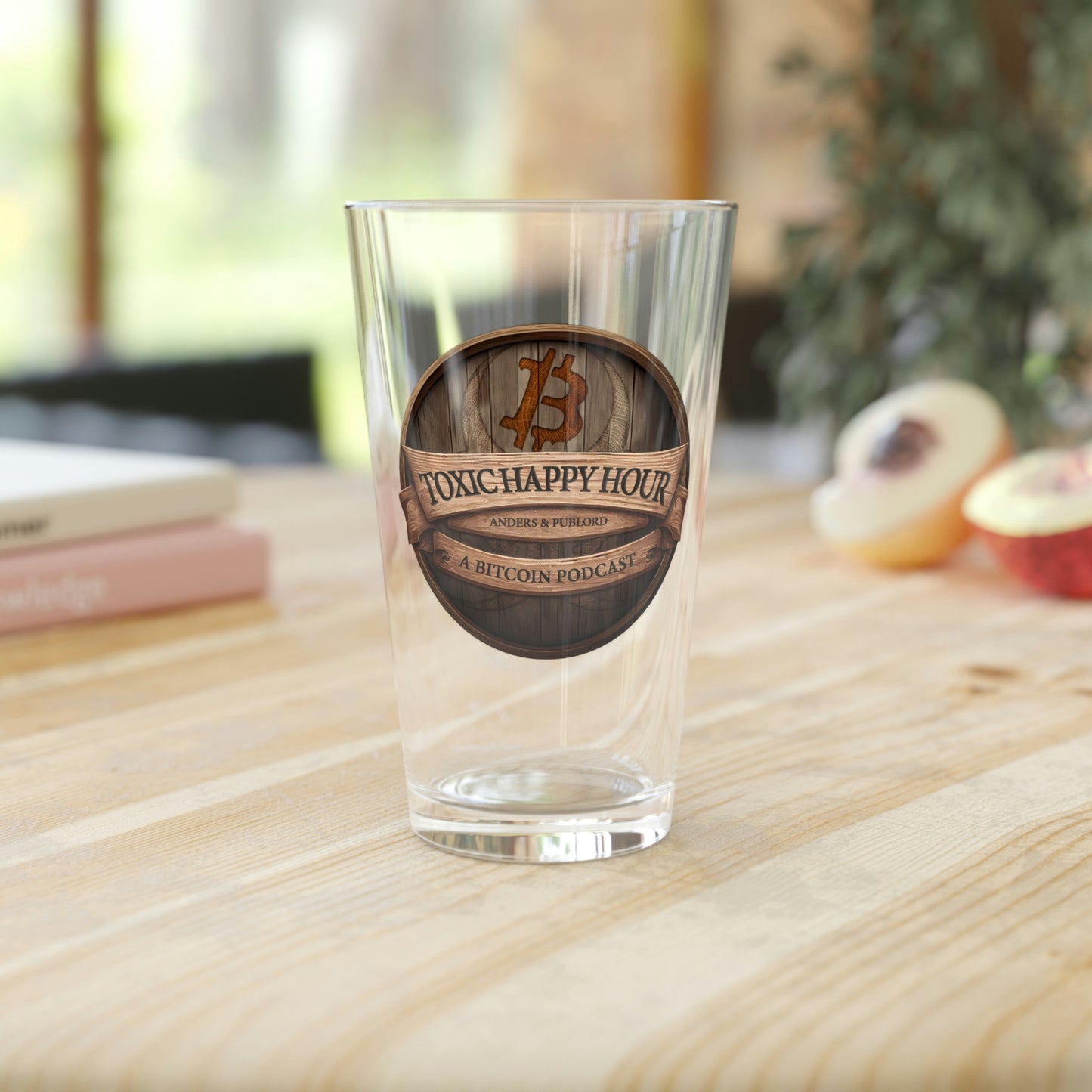 Toxic Happy Hour Pint Glass, 16oz