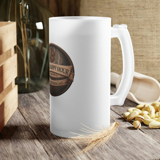 Toxic Happy Hour Frosted Glass Beer Mug
