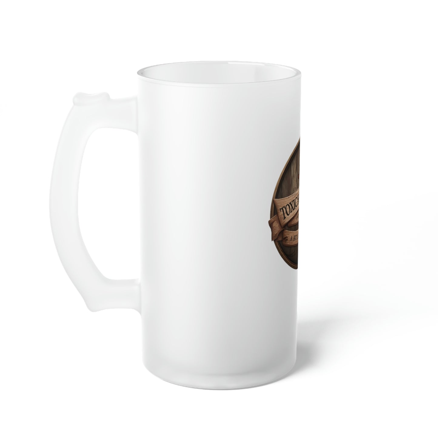 Toxic Happy Hour Frosted Glass Beer Mug