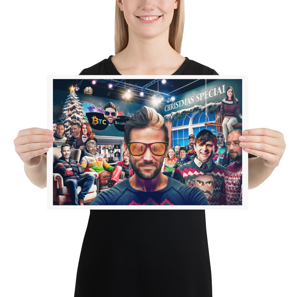 Limited edition - BTC Sessions Annual Christmas Episode Poster (100 available)
