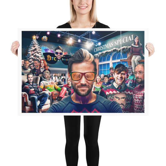 Limited edition - BTC Sessions Annual Christmas Episode Poster (100 available)